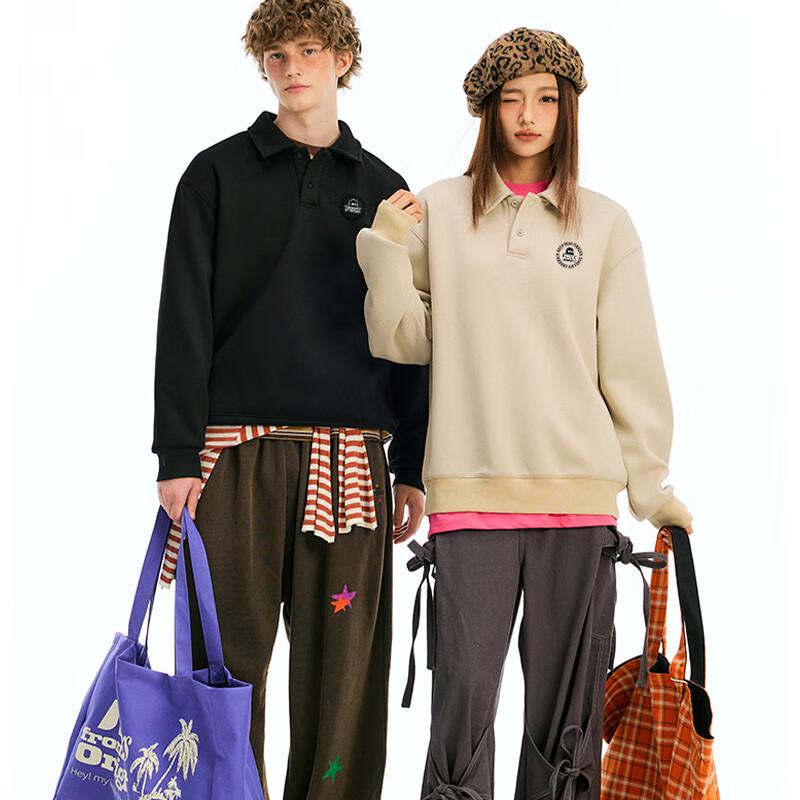 Fingercroxx IT Men's Fleece-Lined Polo Sweatshirt