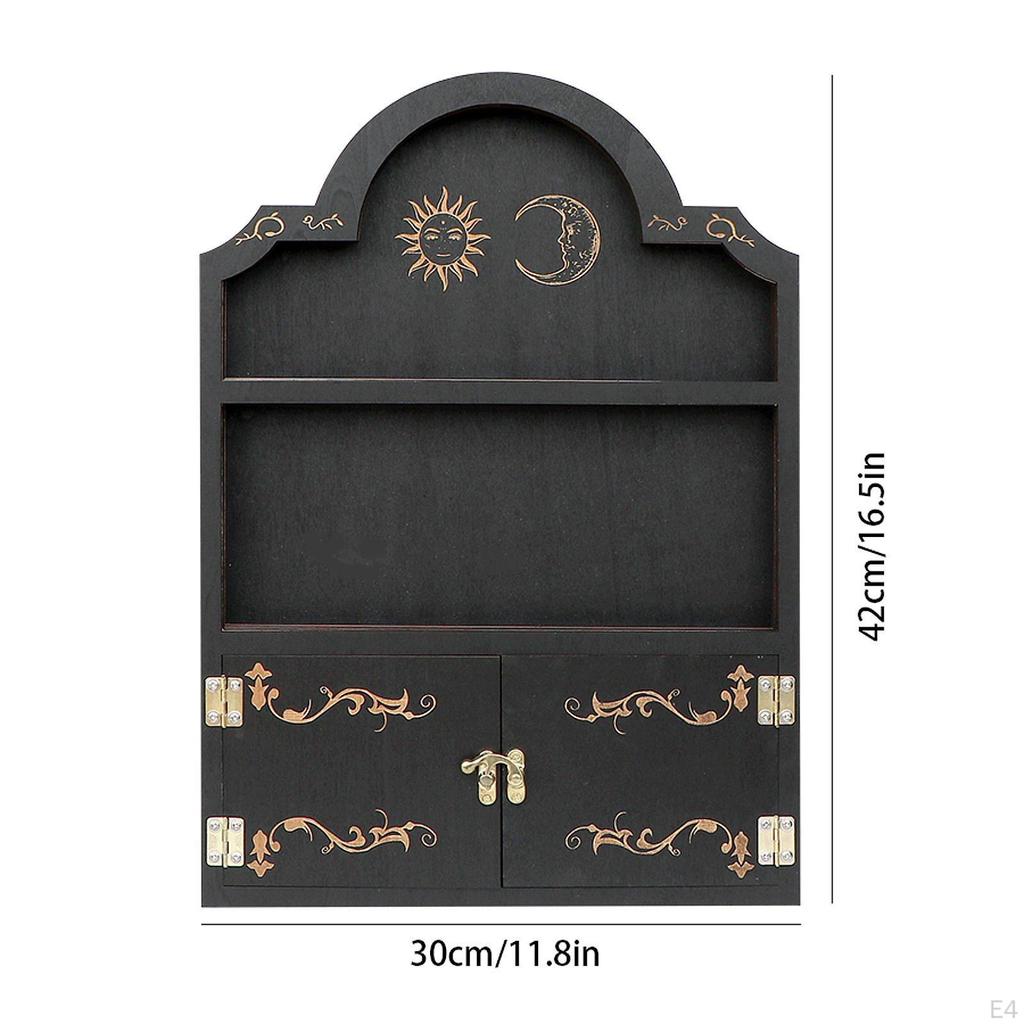 Антикварная деревянная полка-подставка, Универсальный подвесной органайзер для использования в квартире