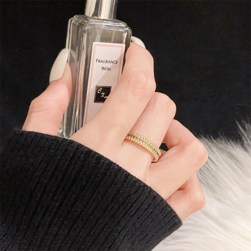 Ретро-стиль, Открытое кольцо, Цветное сокровище, Высококлассное исполнение, Модный нишевый дизайн, Средневековое кольцо, Кольцо на указательный палец