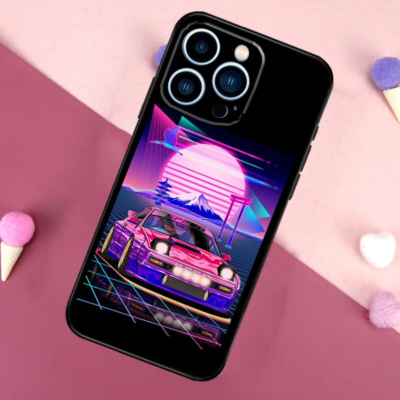 Чехол для iPhone JDM Автомобиль RX7 MX5 16e 16 15 Pro Max 11 12 13 Mini 14 15 Pro Max 15 Plus XR Задняя крышка телефона