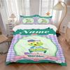 Custom Spooky Halloween Bedding 3 Piece Set HD Print Duvet Cover Pillowcases for Teens Adult Bedroom Decoration