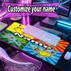 Custom Name Personalized Anime Pattern Mousepad, Laptop PC Desk Mat, Decorative Desk Mat for Home Keyboard Pad Gift