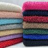 1 ярд Ткань с вышивкой пайетками для свадебного платья DIY Шитье Элегантная вышитая кружевная ткань с бисером Блестящая ткань для вечернего платья