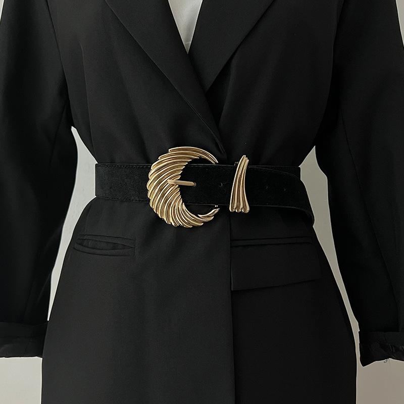 Четыре сезона в наличии новый ремень женский кожаный модный универсальный джинсовый ремень украшение с юбкой, костюмом, свитером талии крышка