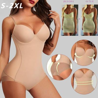 Сексуальный кружевной сетчатый женский корсет для похудения, присборенная грудь, подтяжка живота, ягодицы, цельное корректирующее белье S-2XL