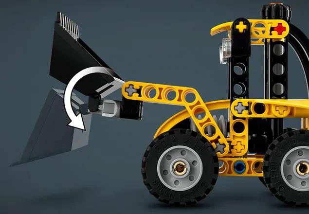 Klocki lego technic 42197 koparko-ładowarka 7+ (elementy: 104)