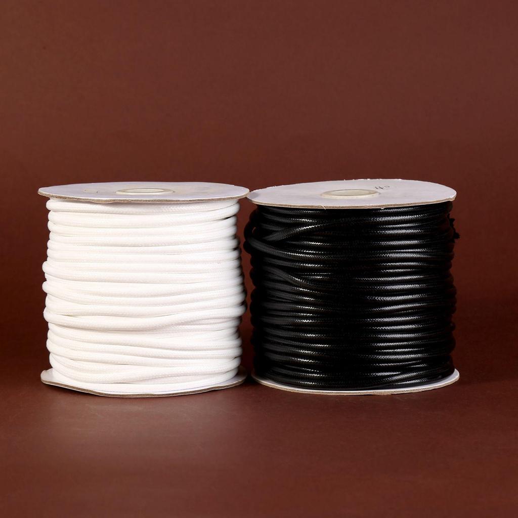 Colored 3mm Korean Wax Thread for Handmade DIY Necklace Weaving and Clothing Accessories.
