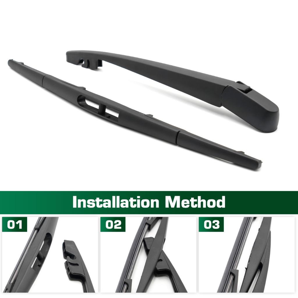 Дворник 12" Комплект заднего дворника и рычага для Nissan Dayz Mitsubishi eK B11 B21 AA0 2013 - 2019 Ветровое стекло