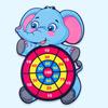 Animal Dart Board for Kids Safe Sticky Ball Indoor Outdoor Fun Coordination Concentration Game Family Party Toy Gift