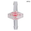 10Pcs Aquarium Air Pump One Way Non Return Check Valve Waterstop Accessory for Fish Tank(5mm )