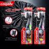 Colgate Тонкая мягкая зубная щетка с древесным углем