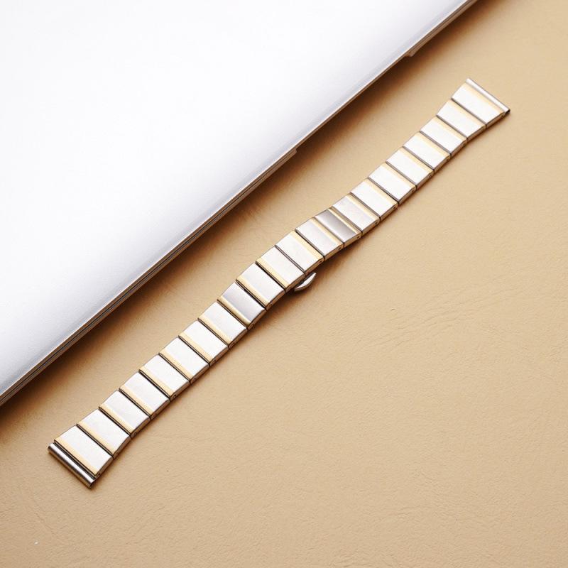 Применимый Apple Apple Watch Бамбуковый Нержавеющая Сталь Ремешок iwach10 Один Шарик Женские Маленькие Часы Ремешок