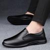 Мужская теплая зимняя обувь из натуральной кожи, деловые туфли, повседневные мягкие мужские деловые туфли, удобные нескользящие туфли для вождения