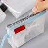 Waterproof Triangle Mesh Zipper Bag Small Object Storage Bag Card Bag Bank Card Storage Bag