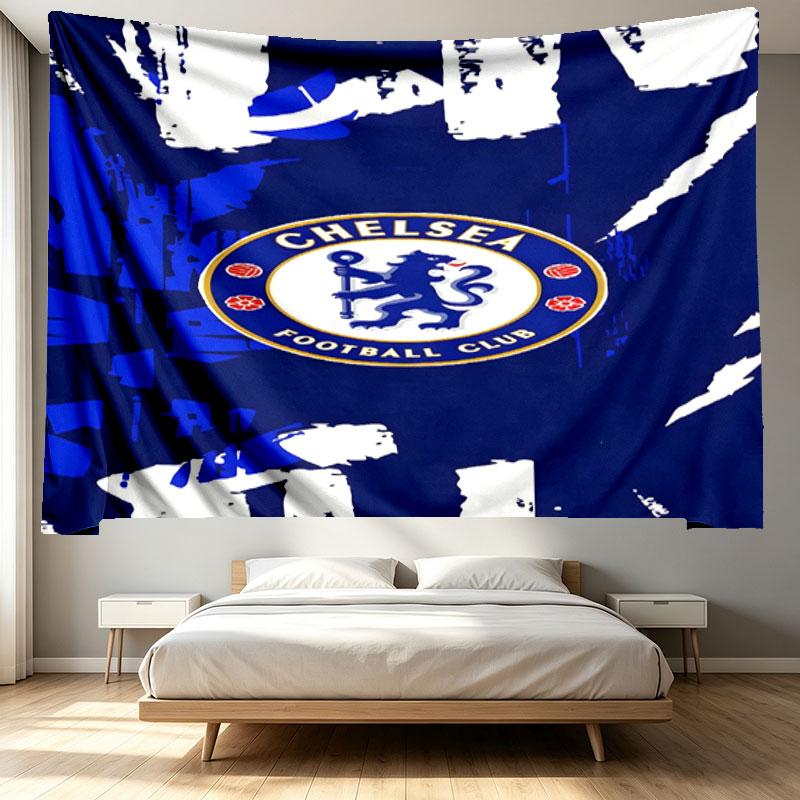 football F.C Print Tapestry - Portable Wall Decor Cloth, for Home, Dorm, Travel, Bedroom, Living Room - Ideal Birthday Housewarming Gift