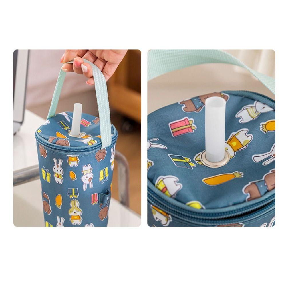 Carrying Milk Tea Tote Bag Heat Preservation Cup Holder Reusable Insulated Cup Cover