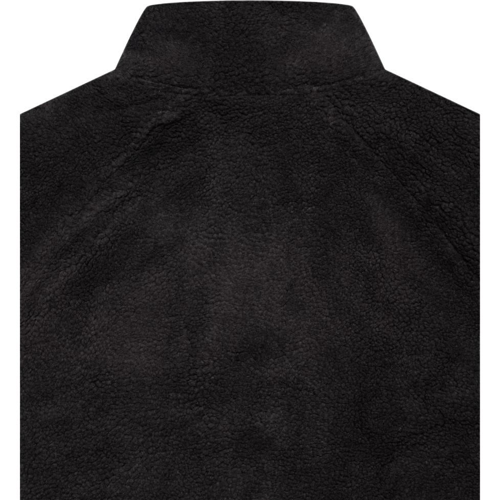 Fear of God Мужская куртка Essentials из флиса на молнии с воротником-стойкой, железно-черная, FOG-SS22-560