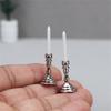 2 шт. кукольные свечи подсвечники для подсвечников мебель украшения подсвечник подсвечник домашняя мебель