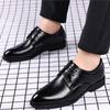 Модные роскошные деловые оксфордские кожаные туфли мужские на шнуровке кожаные формальные туфли мужские офисные свадебные туфли на плоской подошве мужские черные офисные туфли мужские