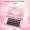 Natural Curly Clustered False Eyelashes for Manga Eyes - Large Capacity