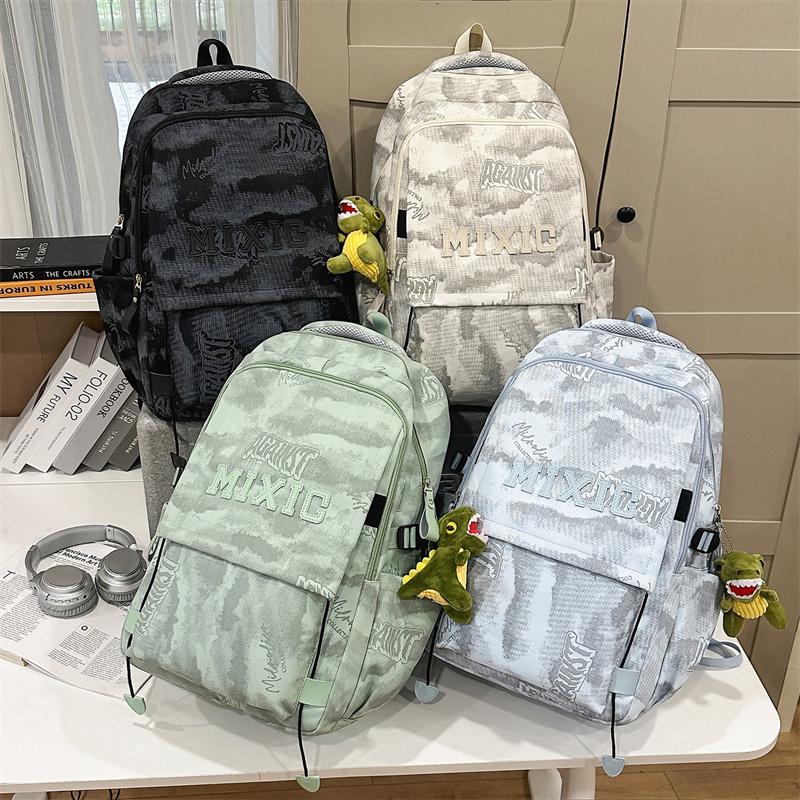 Рюкзак для ученика средней школы, граффити, мужской