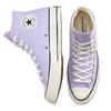 Converse 1970-е Chuck Taylor All Star Модные Повседневные Универсальные Высокие парусиновые кеды Унисекс Цвет Таро Фиолетовый