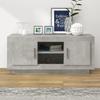 VidaXL TV Stand Concrete Grey 102x35x45 Cm Engineered Wood 811794