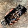 Скелет Жнец Забавный Стиль Покрытие Чехол для Телефона Для Iphone 16 17 Pro Max Air 16E 14 15 Plus 12 13 Mini Противоударный Подушка Безопасности Чехол