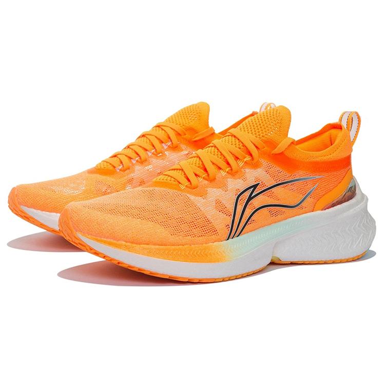 Мужские беговые кроссовки Li Ning Feidian Discovery, низкие, флуоресцентный сладкий оранжевый ARMS007-6