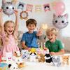 8-48Pcs Adopt A Pet Party Favors Cat Plush Cat Stuffed Animal Bulk Kitten Stuffed Animal for Birthday Party Gifts