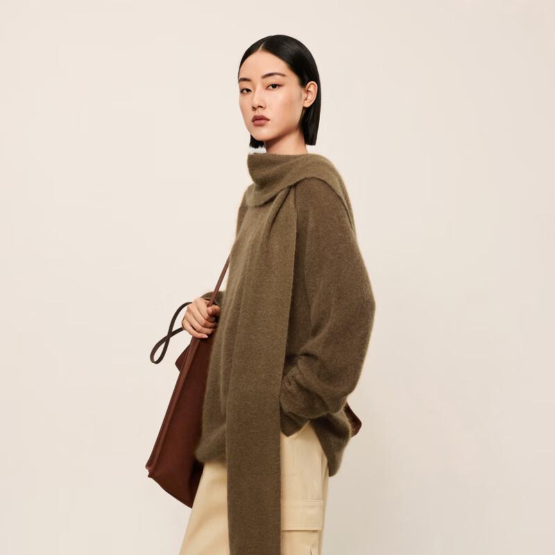 LESS 2023 Winter Mohair Blend Pullover Sweater