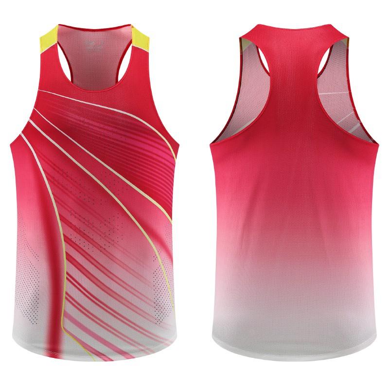 Athletic Running Singlet Set Track Field Marathon Sports Students Quick Dry Breathable