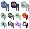 Kids Cartoon Print Loungewear Set Pullover Top and Pants