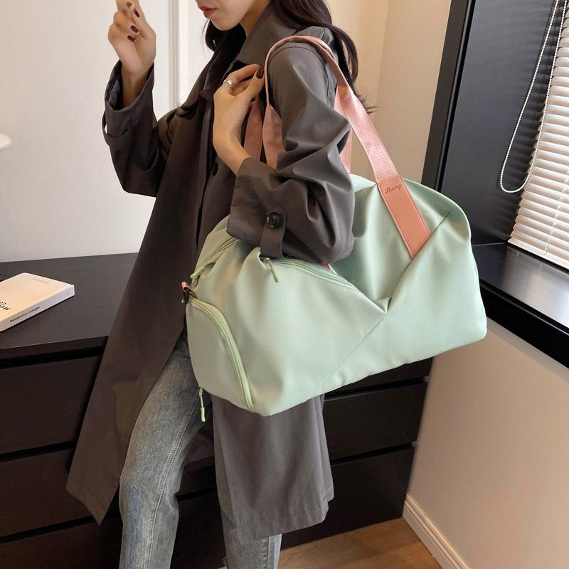 Спортивная сумка для йоги, женская спортивная сумка, отдельная сумка для сухого и влажного хранения, тренировочная сумка, большая вместительная дорожная сумка через плечо