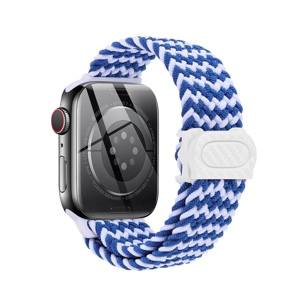 Плетеный ремешок для Apple Watch Series 10 9 8 7 6 5 4 se Ultra 2 49мм 46мм 42мм 44мм 40мм 45мм 41мм Correa Браслет Ремешки iWatch