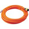 TRUSCO Soft Urethane Braided X 10 with Hose, 6.5 Mm, Coupling, SUB6.55A