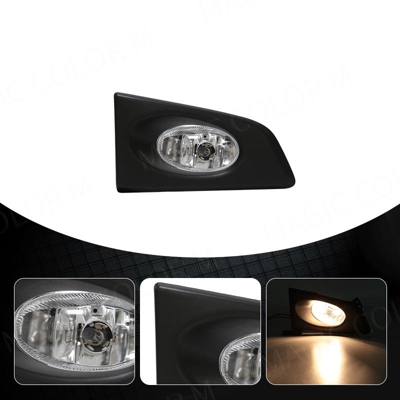 For Honda Fit Jazz G Type 2008 2009 2010 Fog Lamp Headlight Car Front Bumper Fog Light Assembly With LHD/RHD Wires Switch 2Pcs