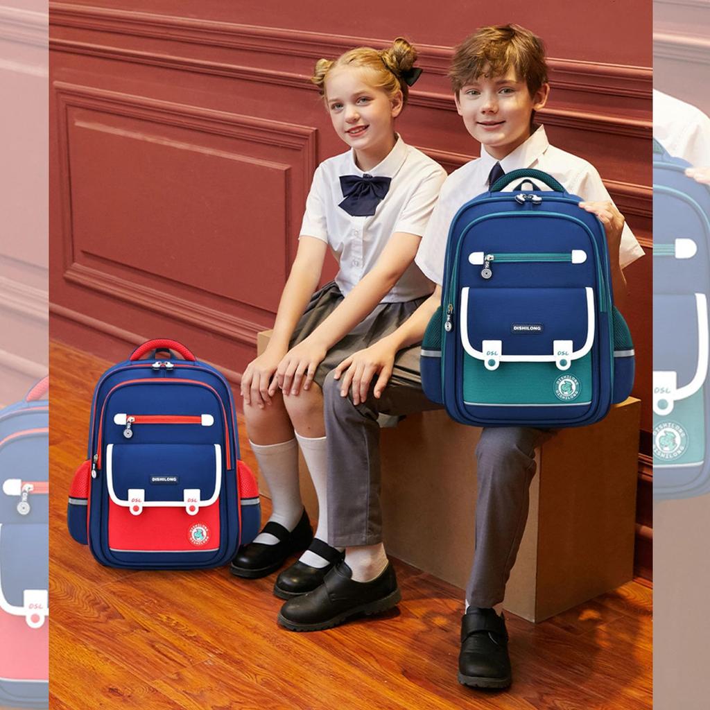Backpack for A4 Large Elementary School Commuting To School Entrance Green [FANDARE] Kids, Size, Lightweight, Capacity, Boys, Girls, Kindergarten,