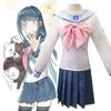 Anime Cosplay Costume Danganronpa Maizono Sayaka School Girl Uniform Women Skirt Set Halloween Party Dress