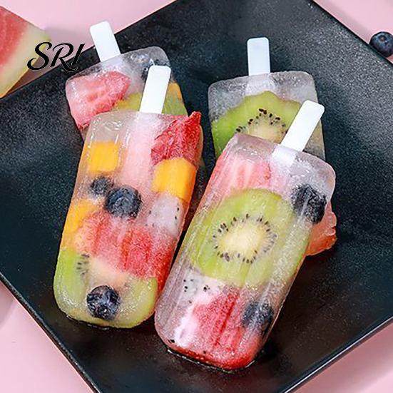Refrigerator Ice Pop Mold with Lid DIY Popsicle Maker for Kids Toddlers Food-Grade Easy-Release Leak-Proof Fun Summer Gift Homemade Treats Dishwasher