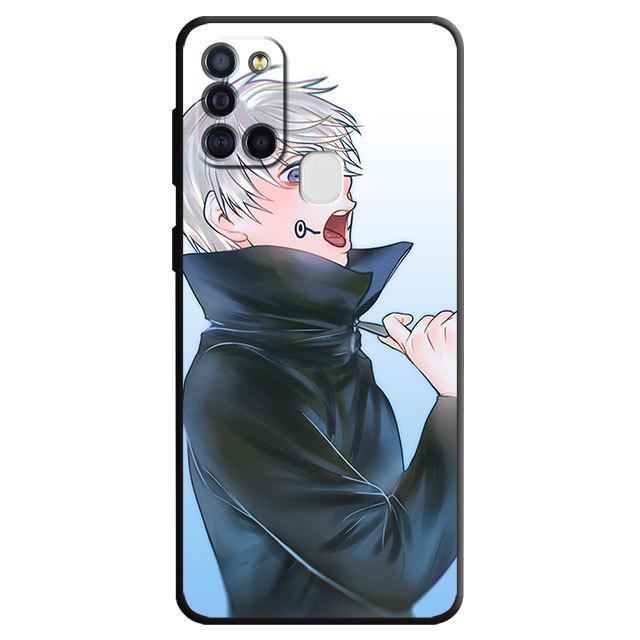 Лучшие чехлы Dark Jujutsu Kaisen Jjk для Samsung Galaxy M12 M22 M32 5g M31 M30s M23 M51 M52 M33 M13 M31, силиконовый чехол
