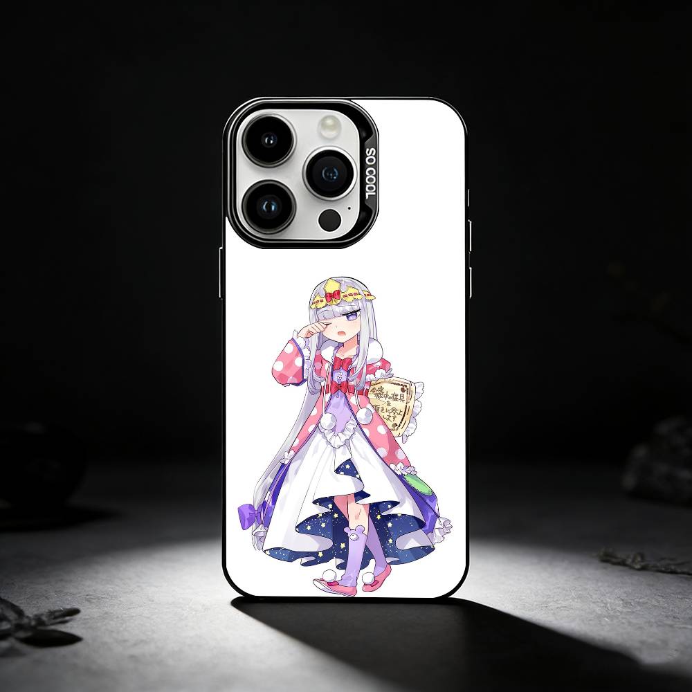S-Сонный демон C-Замок Чехол для телефона Для iPhone 17,16,15,14,13,12,11 Plus,Pro Max,XS,Цветной серебристый чехол для телефона