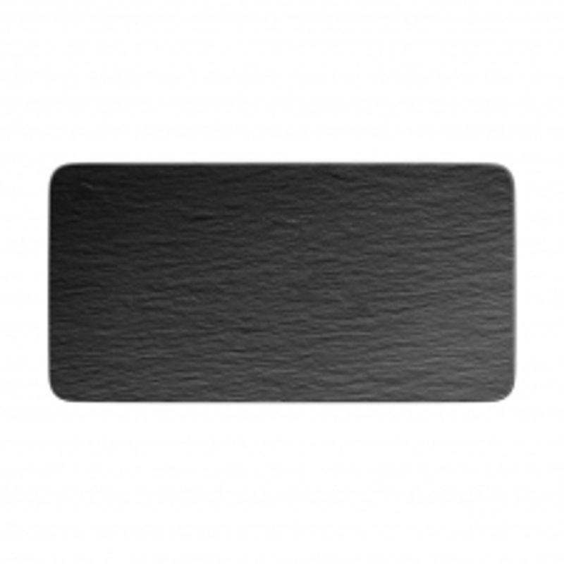 Villeroy & Boch Manufacture Lock Serving Plate (Black) 28 x 17cm