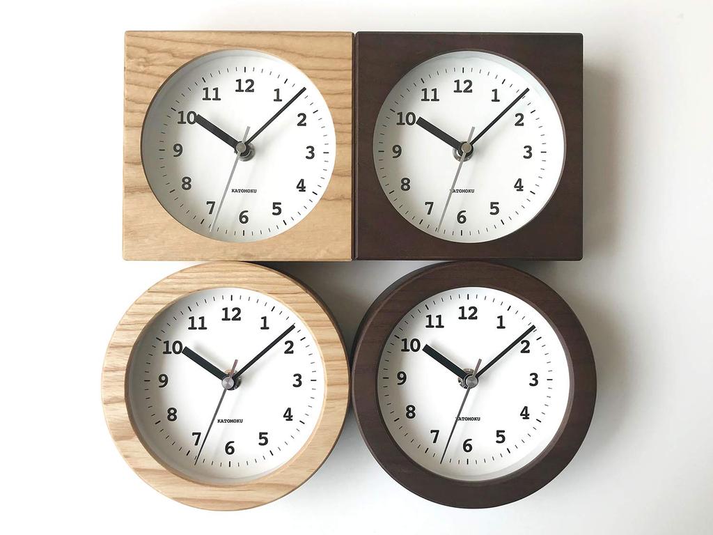 KATOMOKU Часы двойного назначения 5 Коричневые радиочасы с непрерывной секундной стрелкой km-112BRRC