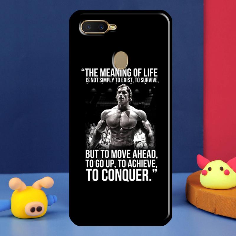 Мотивация для тренировок Фитнес Чехол для спортзала Для Oppo A96 A76 A16 A74 A94 A54 S A57 A77 A58 A78 A98 A5 A9 A91 A15 A17 A52 A72 Чехол