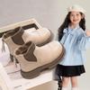 Korean Casual Girls Boots New Children's Short Boots Velvet Fashion Boys Leather Boots