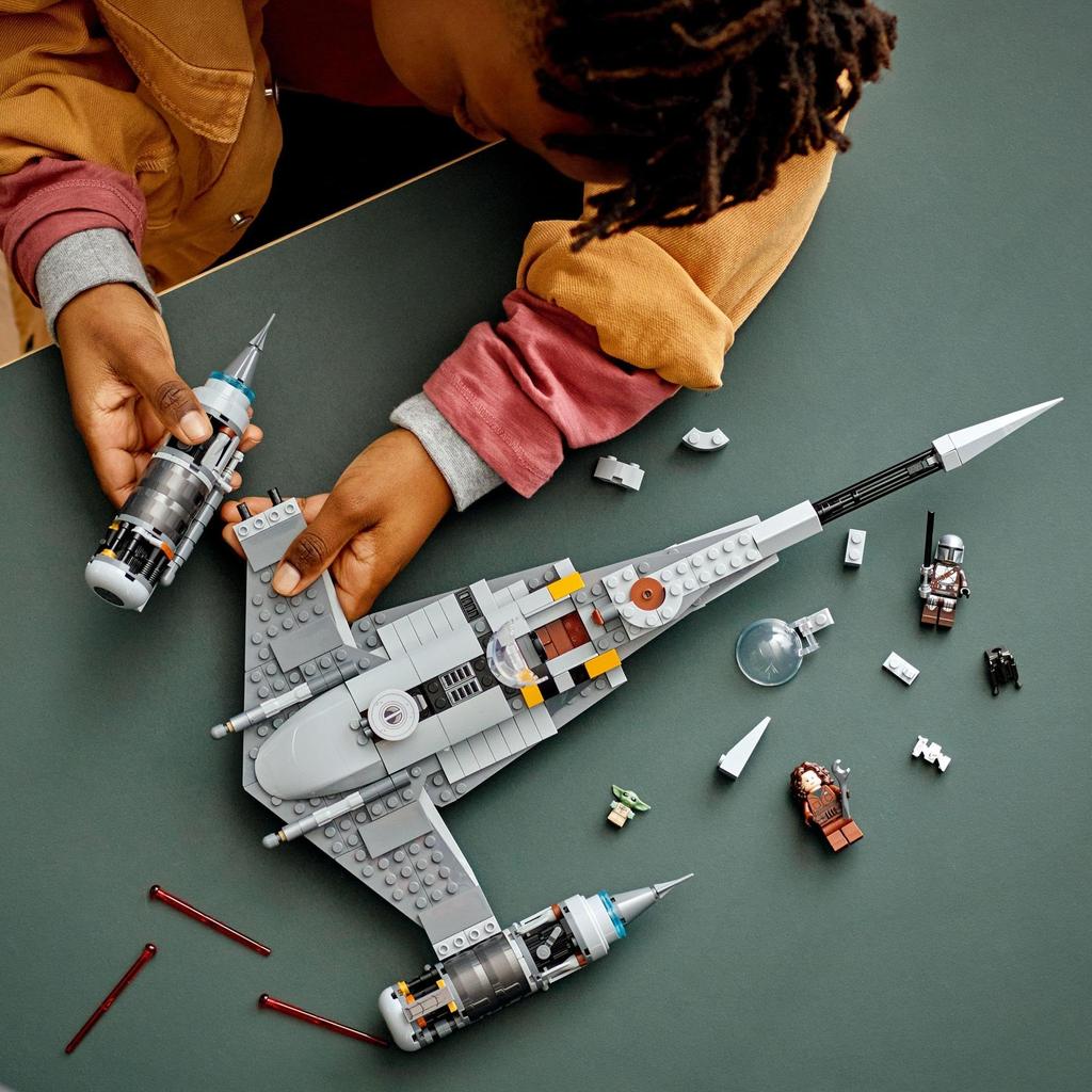 LEGO Star Wars Mandalorian Starfighter Toy Игрушка Подарок на день рождения Блок Рождество Мальчики Девочки Дети 9 лет 10 лет 11 лет Начальная школа