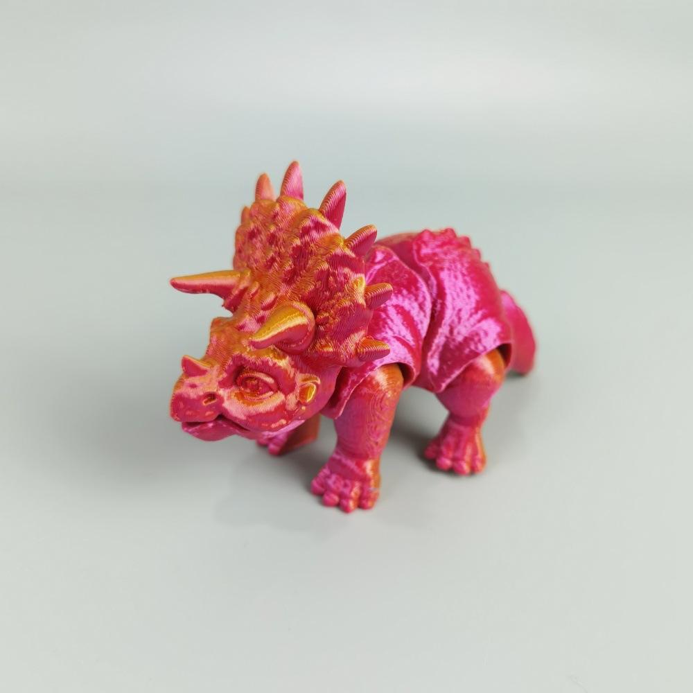 3D Печать Юрский Тираннозавр Рекс Трицератопс Велоцираптор Игрушка Симуляция Фигурка Динозавра Животного Сочлененный Подвижный Подарок для Мальчика