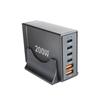 200W GaN Multi-Port PD Fast Charger with 2A4C Ports for Phones & Laptops