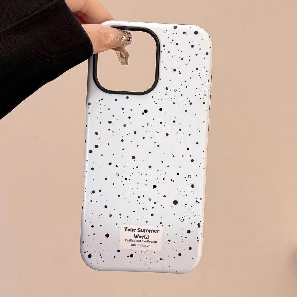 Магнитный кронштейн с брызгами краски Чехол для мобильного телефона Apple 15 Подходит для iPhone 16 Promax 13 Philin Корейская ниша 11 Жесткий